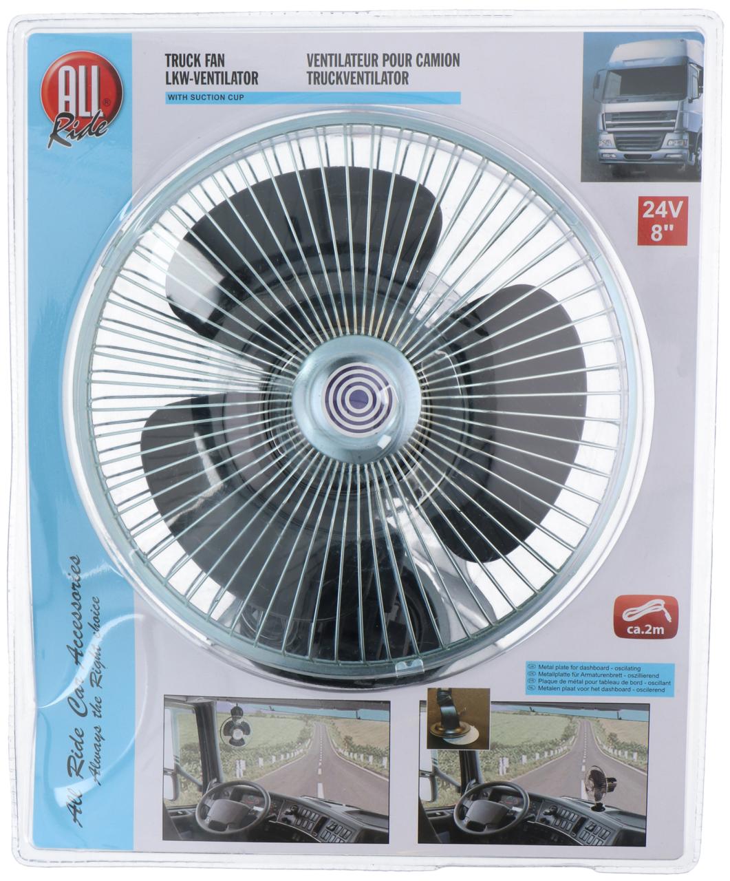 Vrachtwagen Ventilator 24V met Zuignap