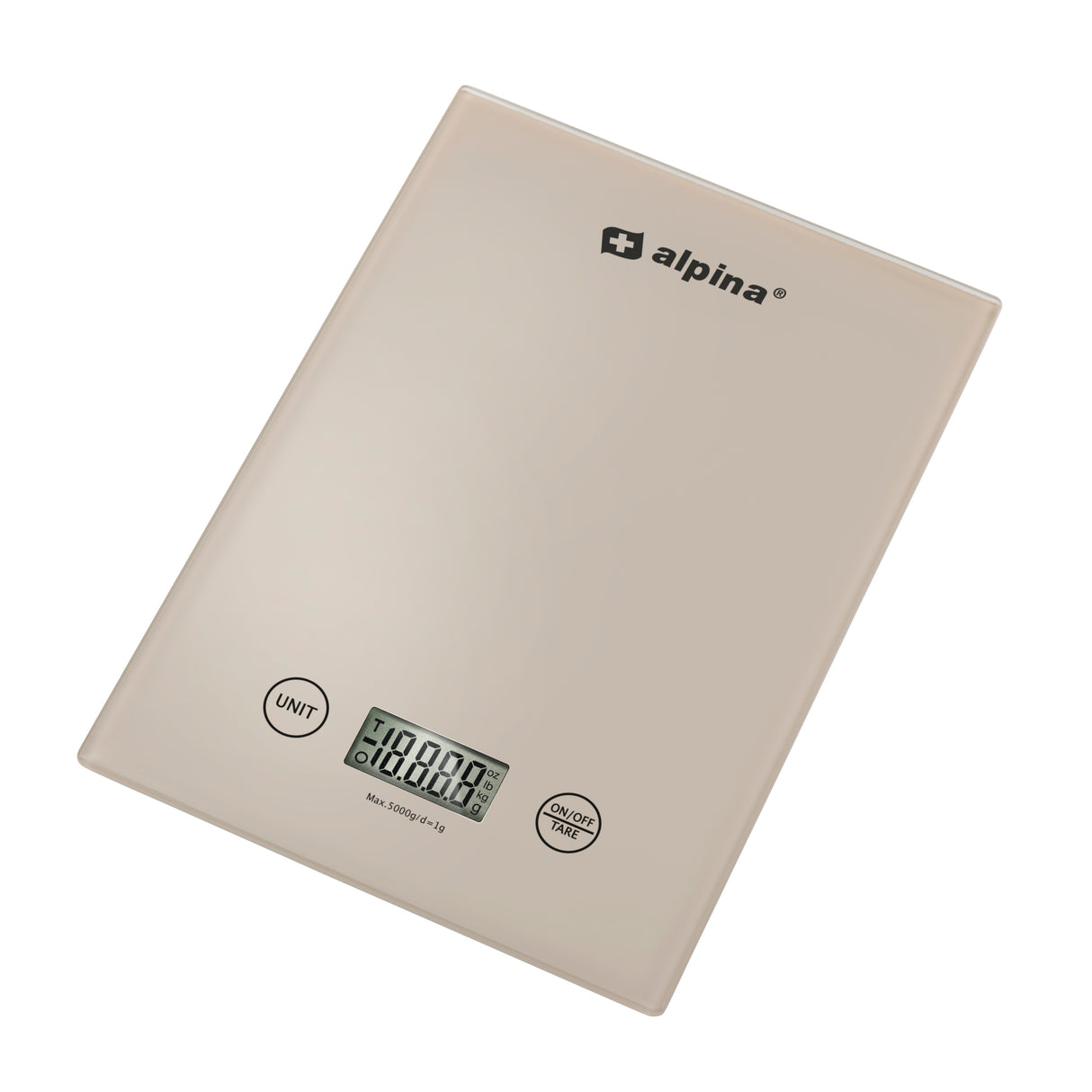 Kitchen scale 5kg Beige