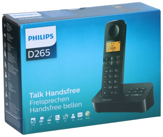 Draadloze Telefoon D2651B/01 Single