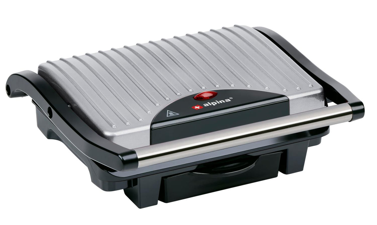 alpina Tosti Ijzer 1000W Contact Grill - Grijs