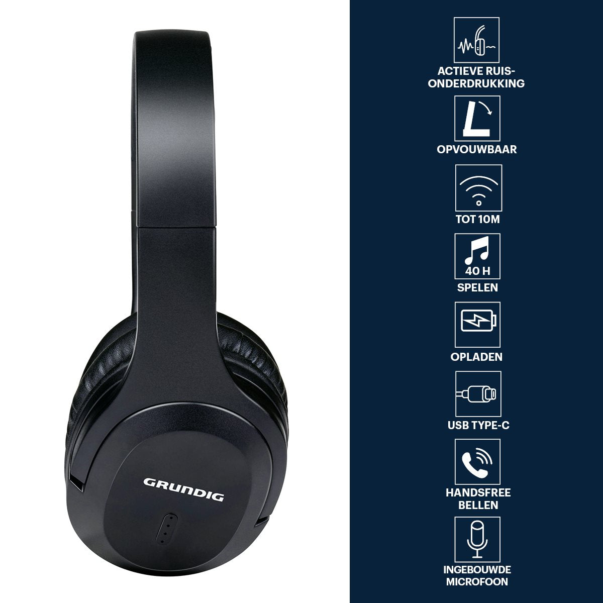 Grundig Draadloos Koptelefoon
