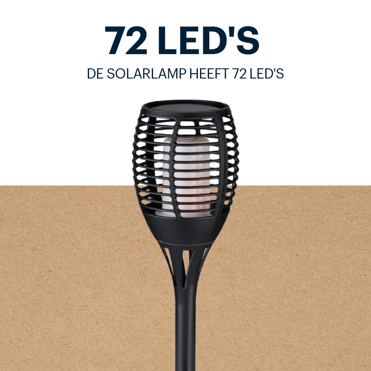 Grundig Solar Tuinfakkel 72cm
