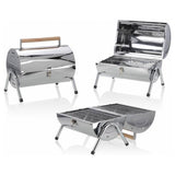BBQ Collection Houtskoolbarbecue - Cilinder - Chroom