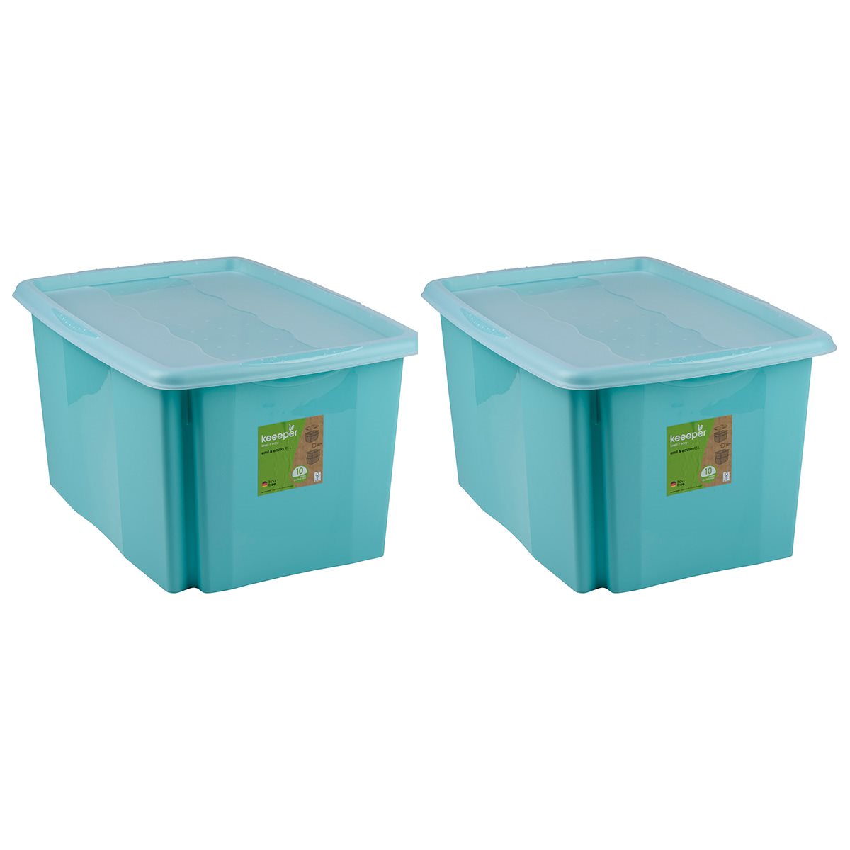 Opbergbox met Deksel 45L Blauw