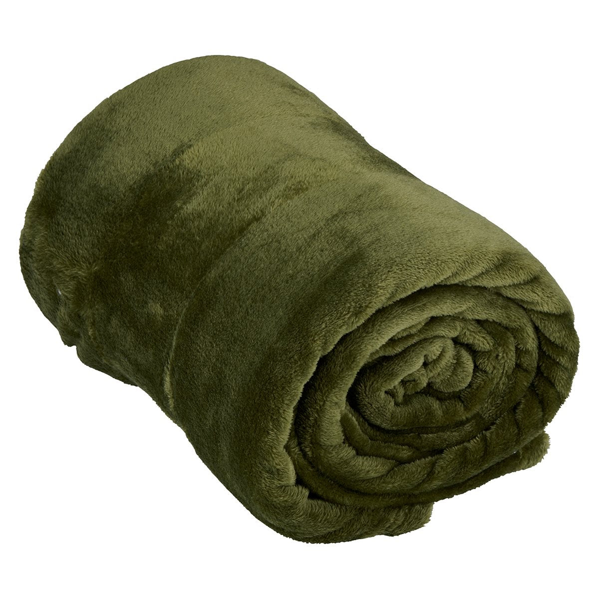 Fleece Deken 150 x 200 CM Donkergroen