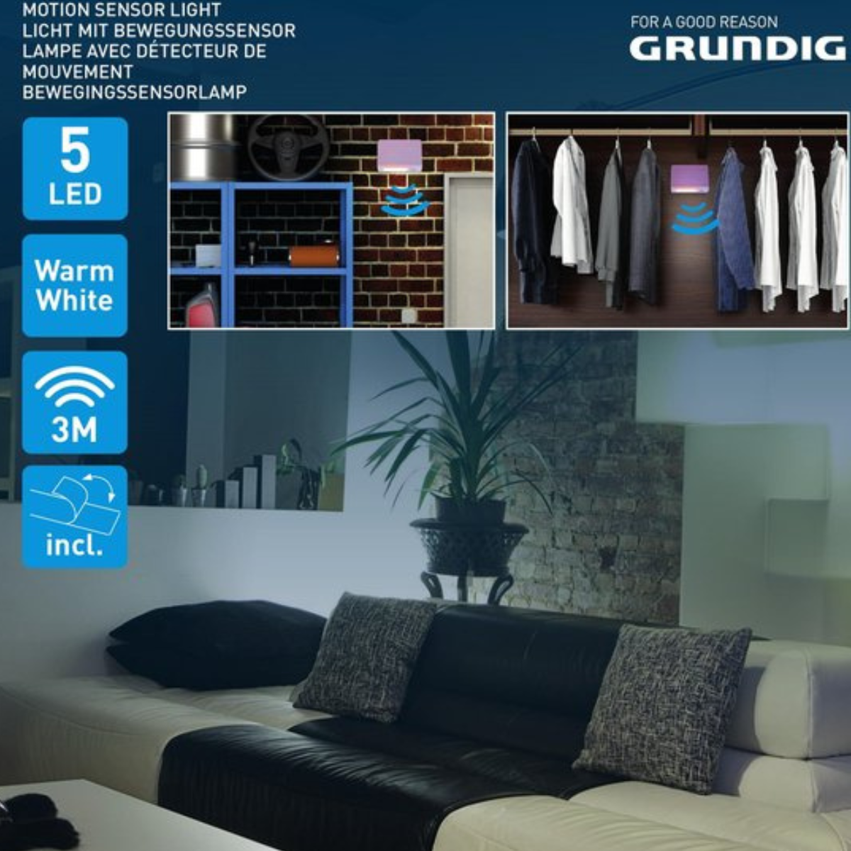 Grundig Lamp Met Bewegingssensor - maximondo