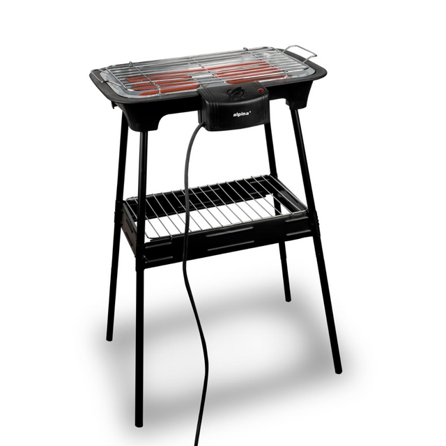 alpina BBQ - Elektrisch - 2-in-1 - Binnen en Buiten - 2000W - maximondo