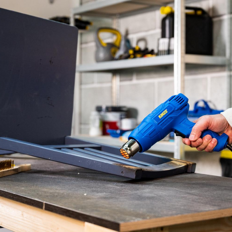 Kinzo Heteluchtpistool Blauw 230V - maximondo