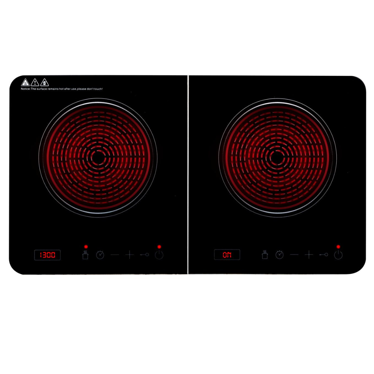 Induction cooker double