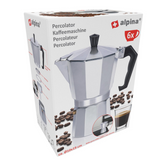 alpina Percolator - 1 Kop - Aluminium - maximondo