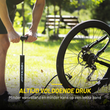 Dunlop Fietspomp Pro uitvoering - Analoge Drukmeter - Zwart - maximondo