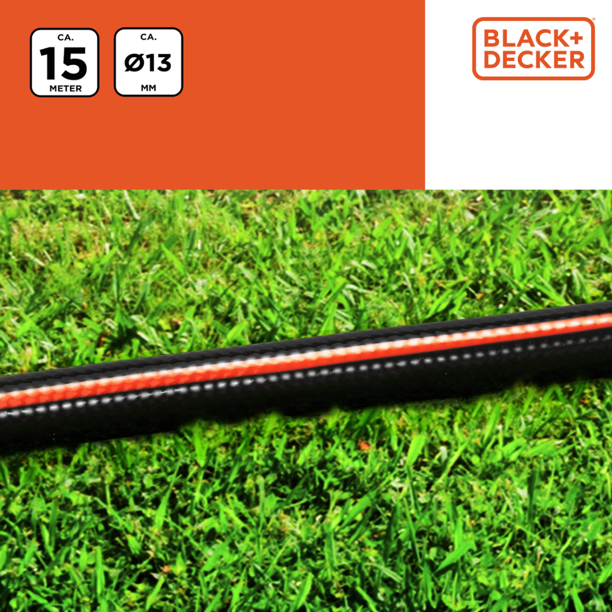 BLACK+DECKER Tuinslang 15M ⌀13MM - maximondo