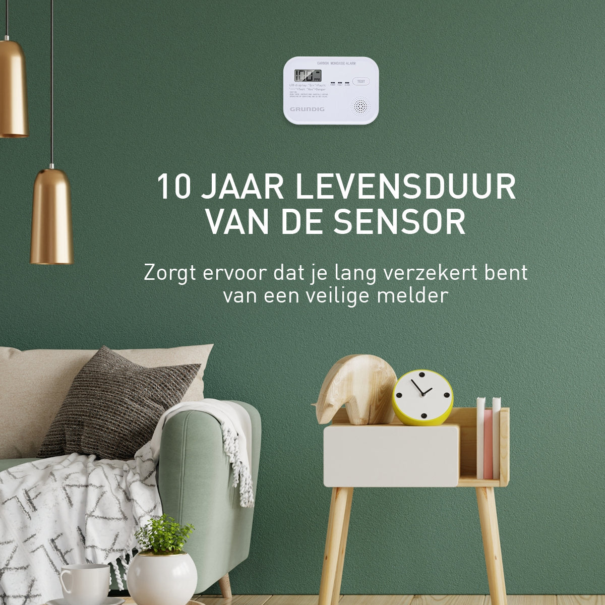 Grundig CO Melder Koolmonoxidemelder - maximondo