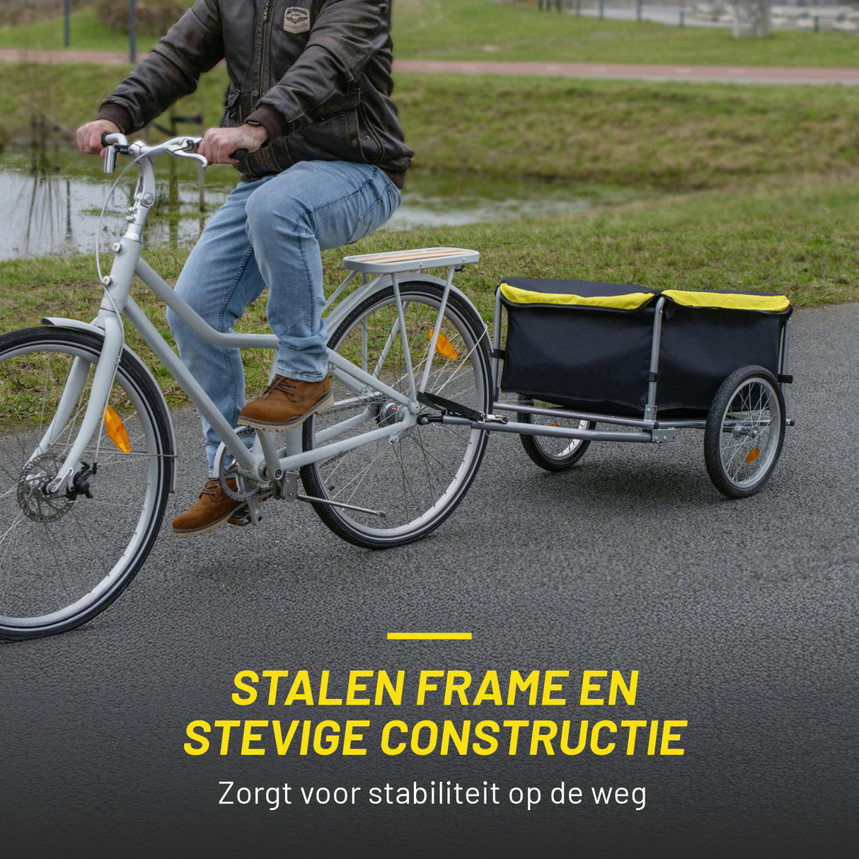 Dunlop Fietskar - Fiets Aanhanger - Fietskar - maximondo