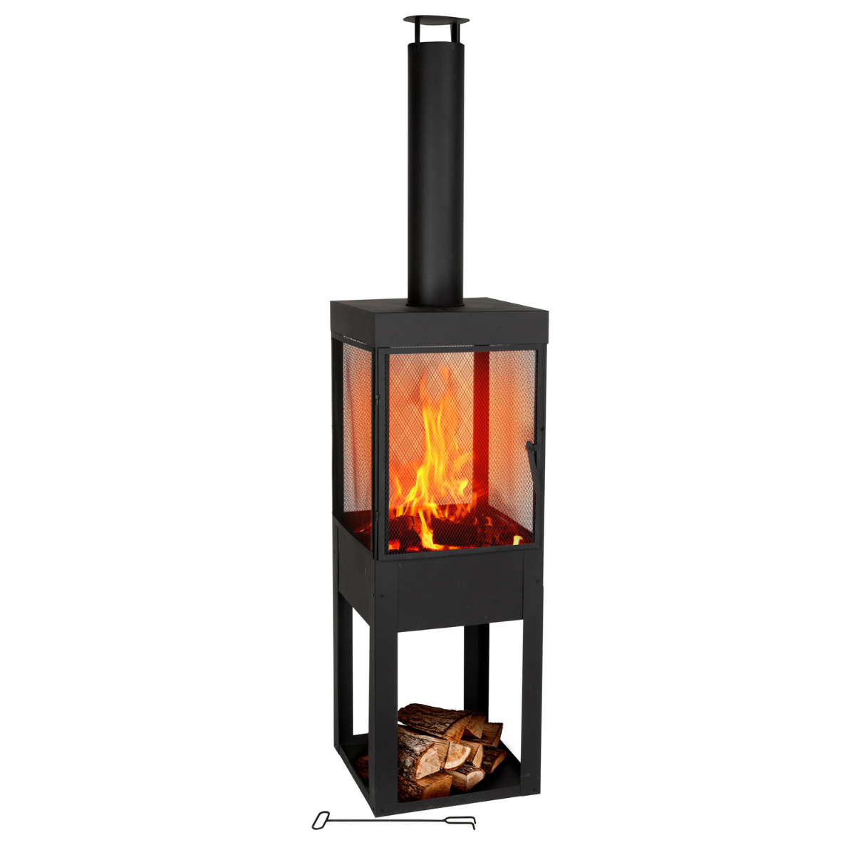 BBQ Collection Houtkachel 194x44x47cm