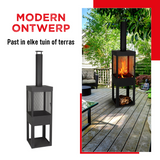 BBQ Collection Houtkachel 194x44x47cm