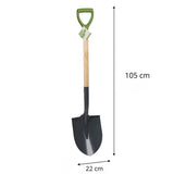 Kinzo Tuinspade 105 cm met Houten Steel