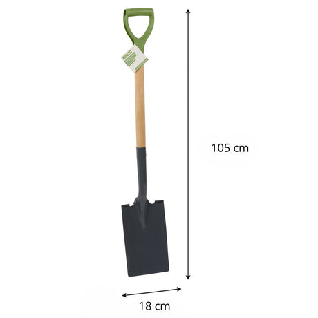 Kinzo Tuinspade 105 cm met Houten Steel