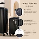 Slazenger Kofferset 2 Delig Zwart