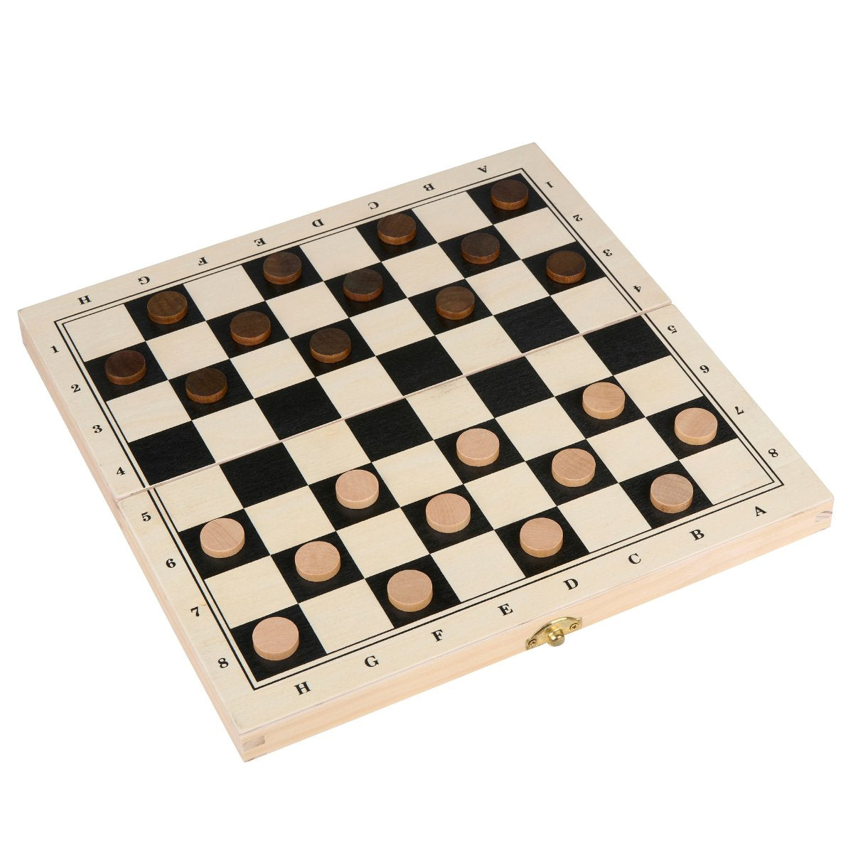 Eddy Toys Houten Schaak- En Dambord 2-in-1
