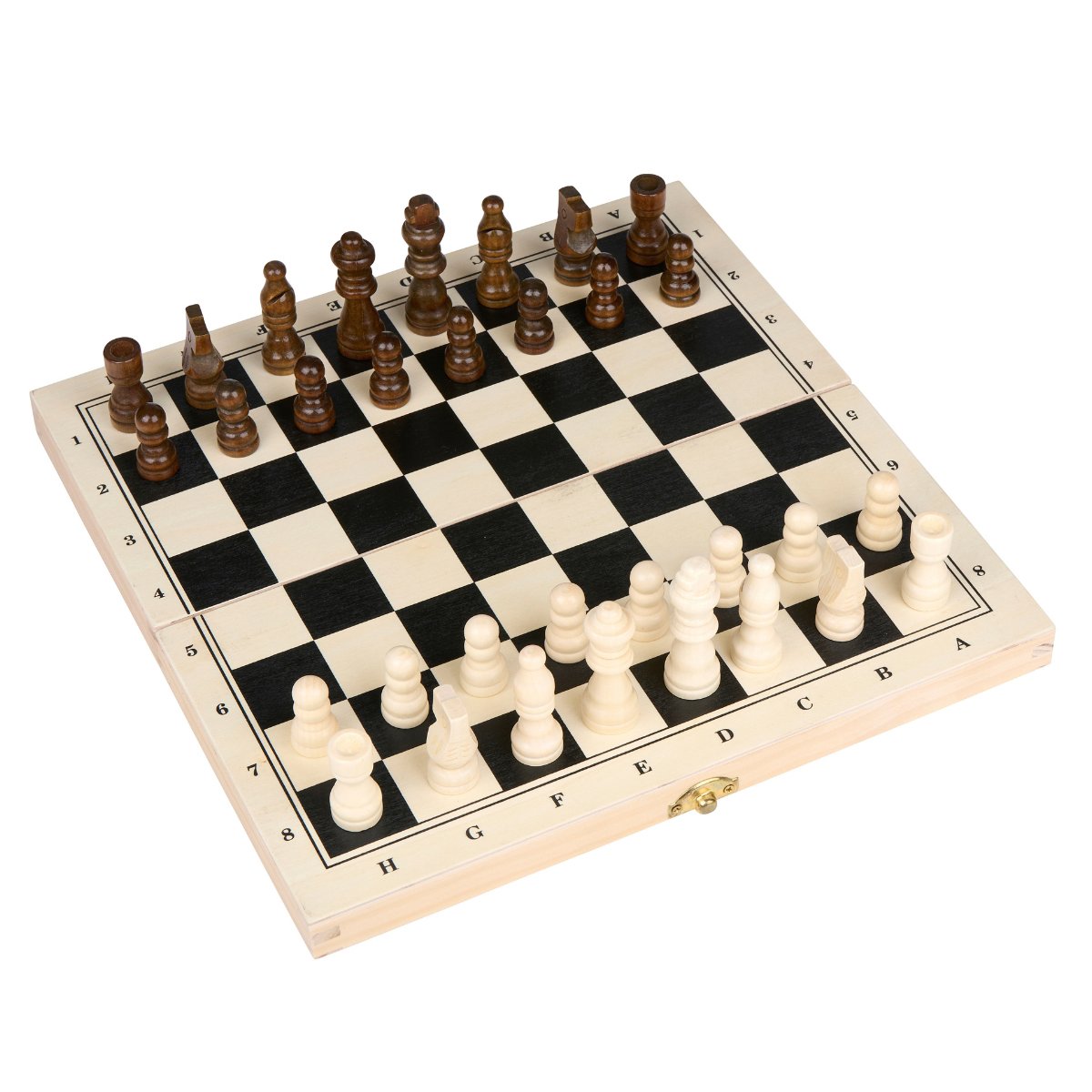 Eddy Toys Houten Schaak- En Dambord 2-in-1