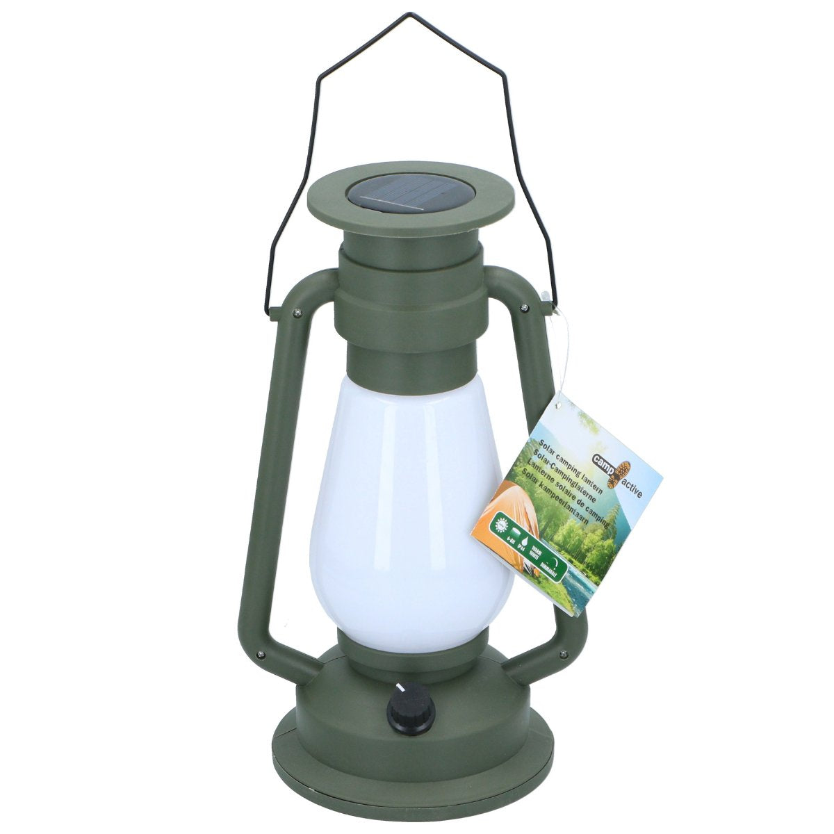 Camp Active Solar Kampeerlantaarn - Dimbare Buitenlamp