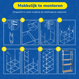 Kinzo Stellingkast Opbergrek, 5 Planken