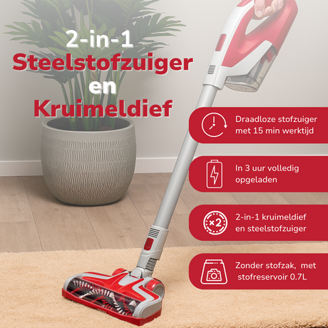 Dirt Devil 2in-1 Stofzuiger DD9003