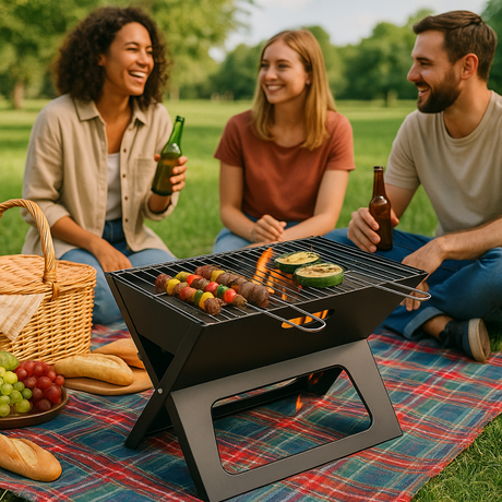 alpina Tafel BBQ Houtskool Draagbaar