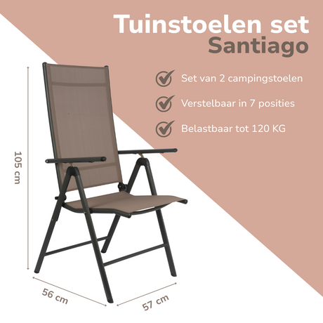 Lifetime Garden Tuinstoelen Set 2 Stuks