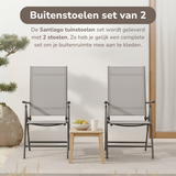 Lifetime Garden Tuinstoelen Set 2 Stuks - maximondo