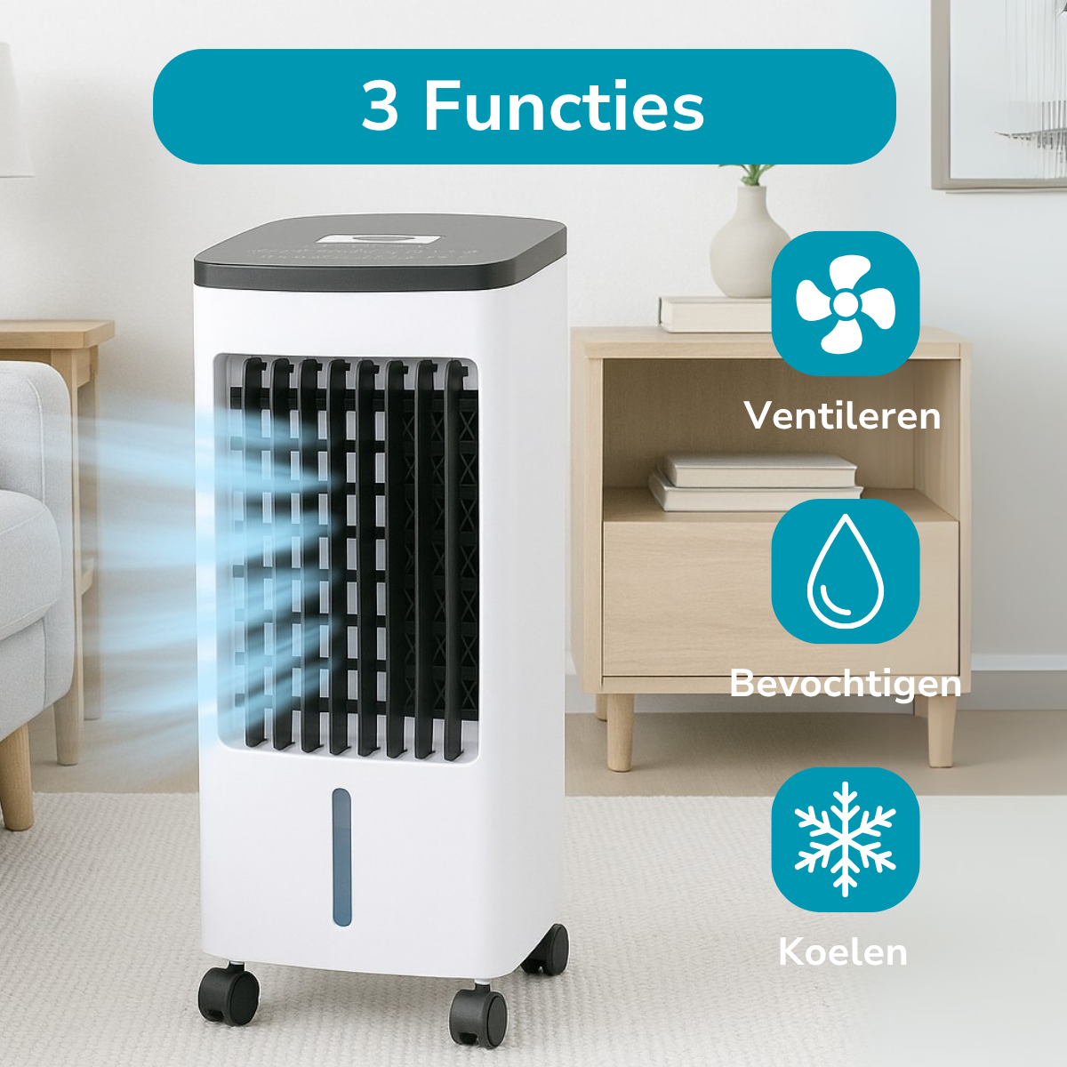 Lifetime Air Aircooler - Ventilator, Luchtkoeler - maximondo