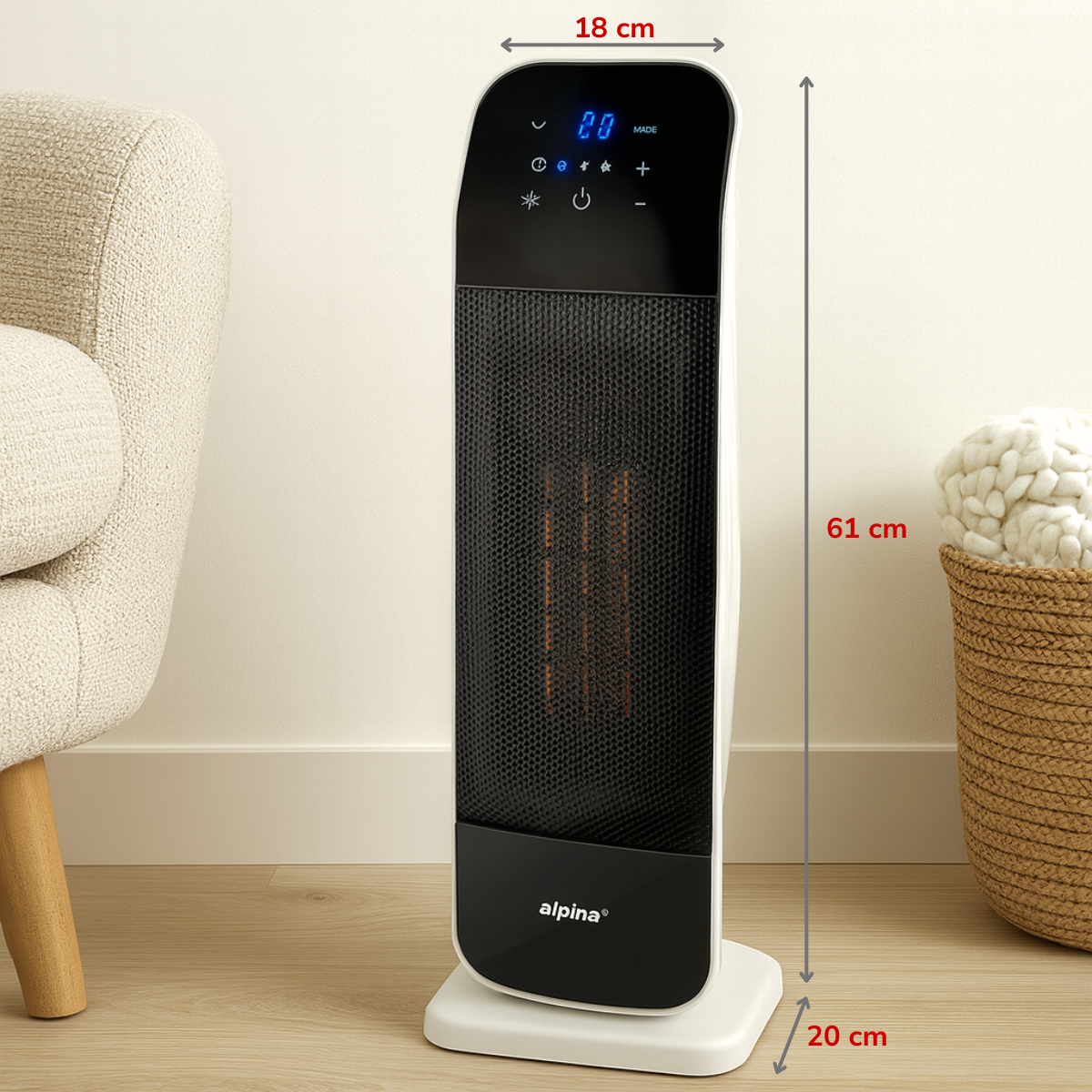 alpina Kachel en Ventilator - maximondo