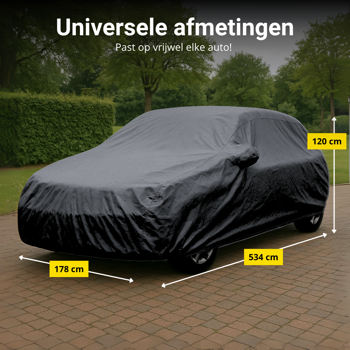 Dunlop Autohoezen XL Zwart - maximondo