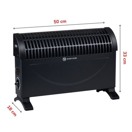alpina Elektrische Convector Kachel 1500W - maximondo