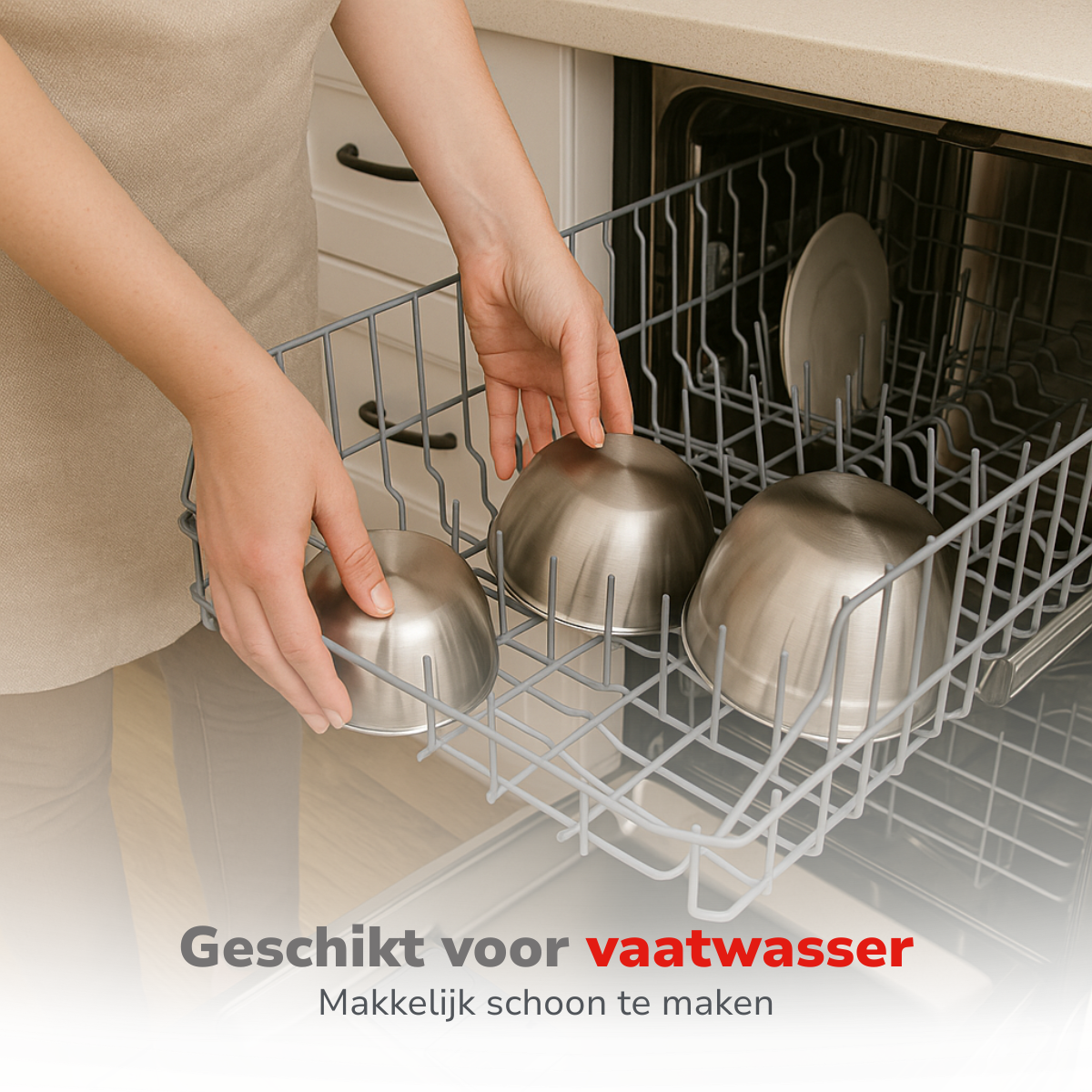 alpina RVS Kommen 3Delig - maximondo