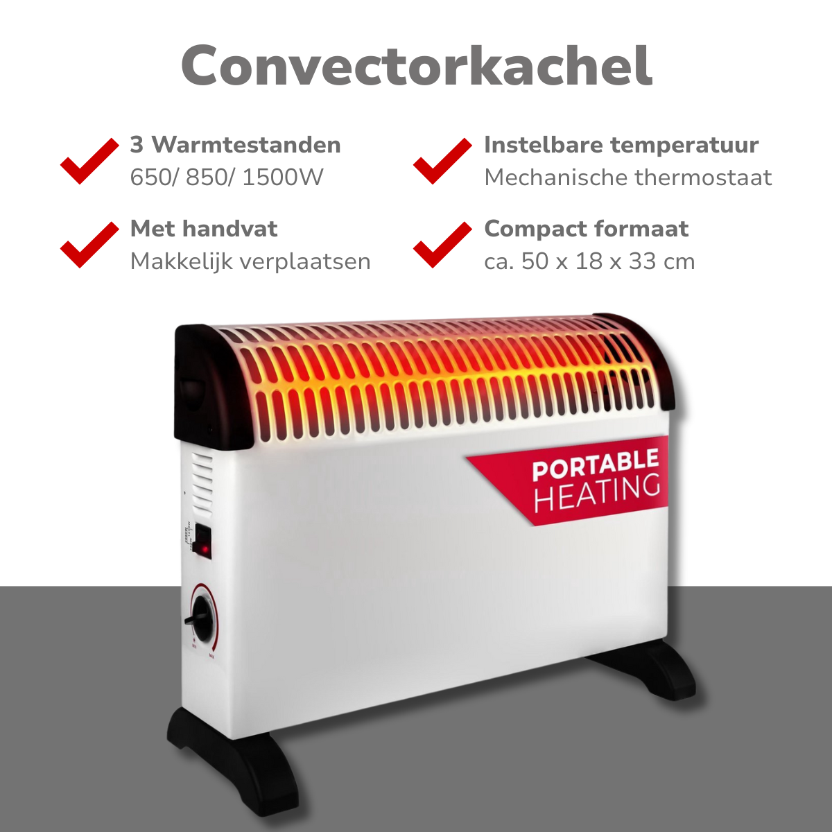 alpina Convectorkachel 1500W - maximondo