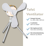 Lifetime Air Tafelventilator USB-C Oplaadbaar - maximondo