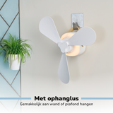 Lifetime Air Tafelventilator USB-C Oplaadbaar - maximondo
