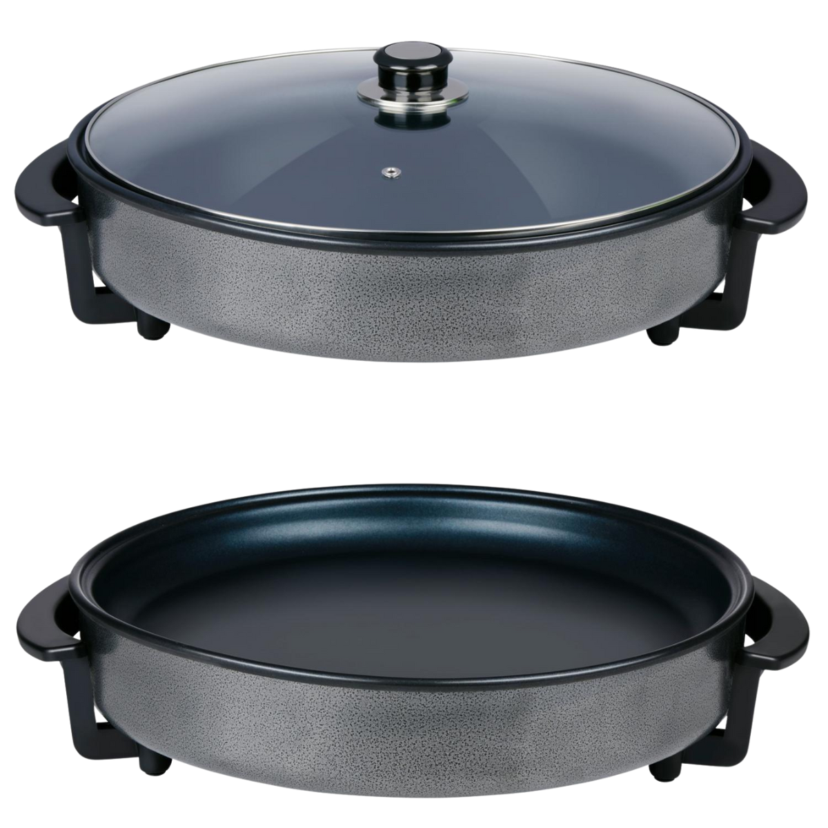alpina Party Pan - Elektrische Hapjespan met Deksel - Ø40CM - maximondo