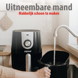 alpina Airfryer 2L - Heteluchtfriteuse voor 1-4 Personen