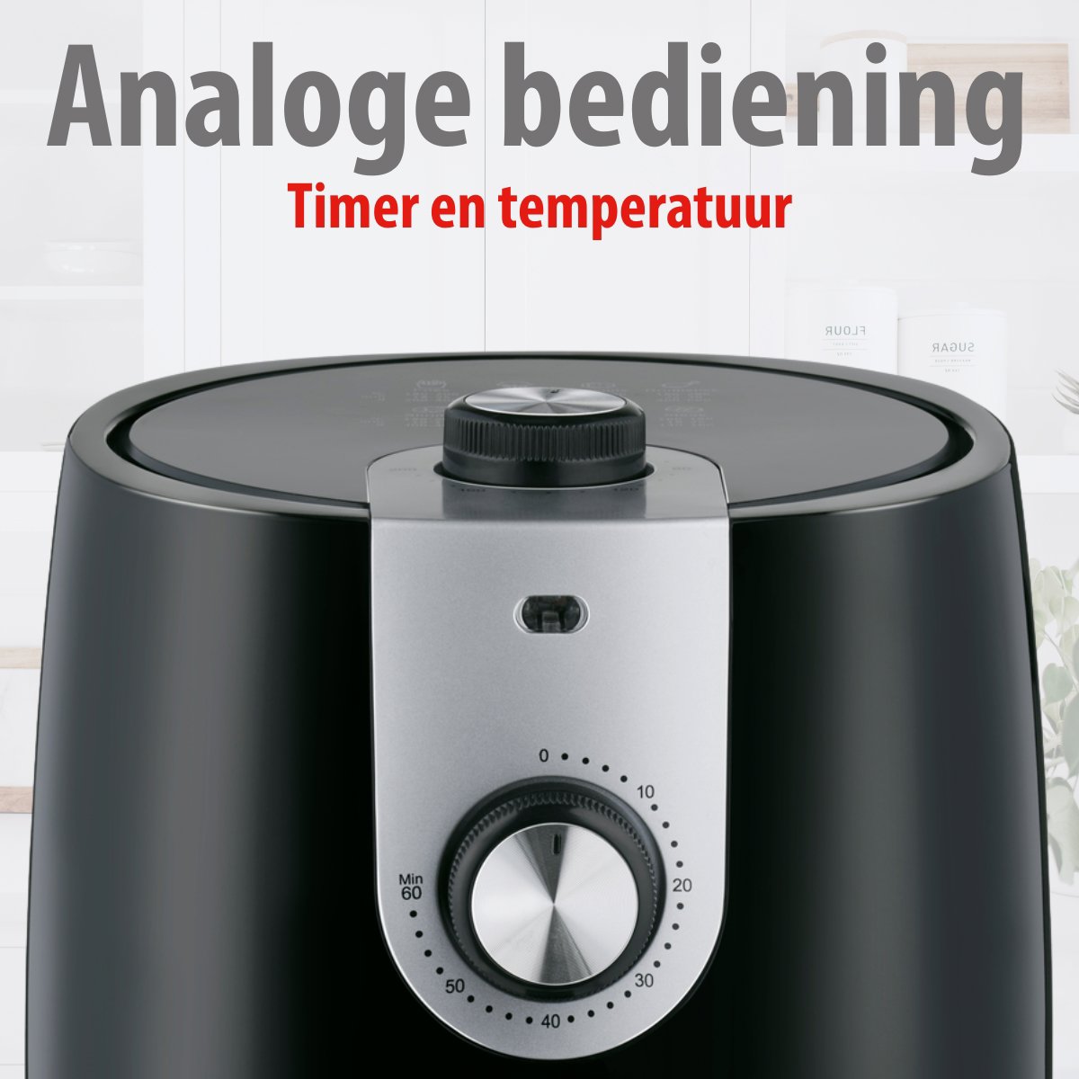 alpina Airfryer 2L - Heteluchtfriteuse voor 1-4 Personen