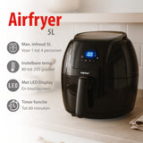 alpina Airfryer 5L - Heteluchtfriteuse 1-4 Personen
