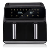 alpina Dubbele Airfryer XXL - Heteluchtfriteuse 2x4L