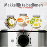alpina Eierkoker Electrisch 400W – Ei Koker met Timer - maximondo