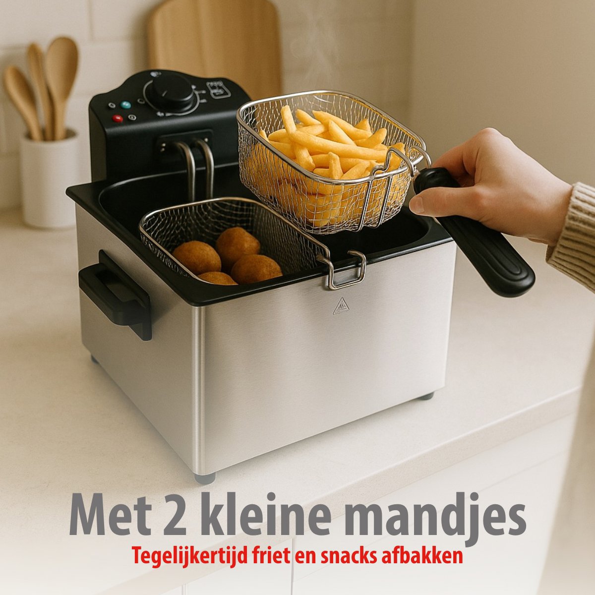 alpina Frituurpan 5 Liter - Dubbele Friteuse