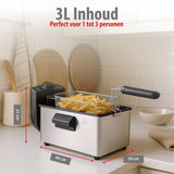 alpina Frituurpan 3 Liter - Friteuse 2000W