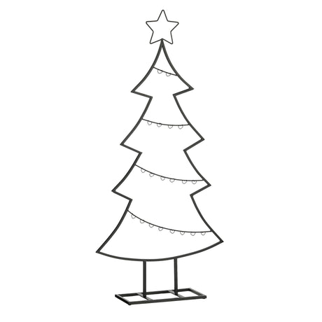 Mica Decorations Decoratie boom zwart - l50xb15xh105cm