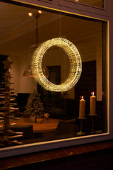 Luca Lighting Cirkel wit warm wit 1200led IP44 en timer - d56cm