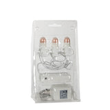 Luville Collectables Light bulb chain 3 pieces battery operated with adapter - l15cm